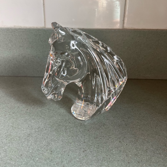Waterford Crystal Horse Head just over 5” NWOB - Picture 5 of 12